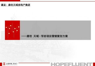 廊坊天域房地產集團項目營銷策劃方案 區域市場競爭樓盤分析